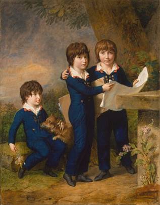 Children of Martin Anton Heckscher 1805 	by Johann Tischbein 1751-1829 	The Metropolitan Museum of Art New York NY 2002.564